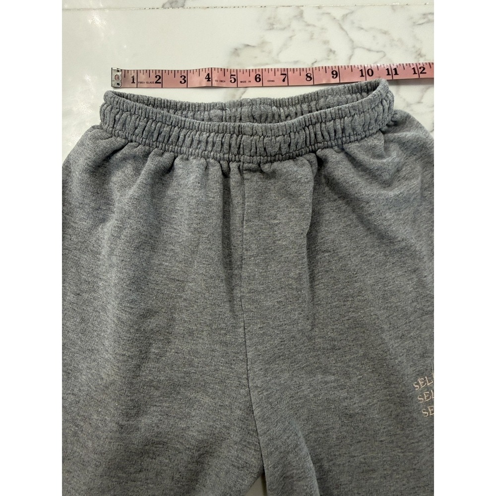 Mayfair The Label Shorts Womens S/M Gray Fleece Sweat Self Love Club Lounge - Picture 3 of 5